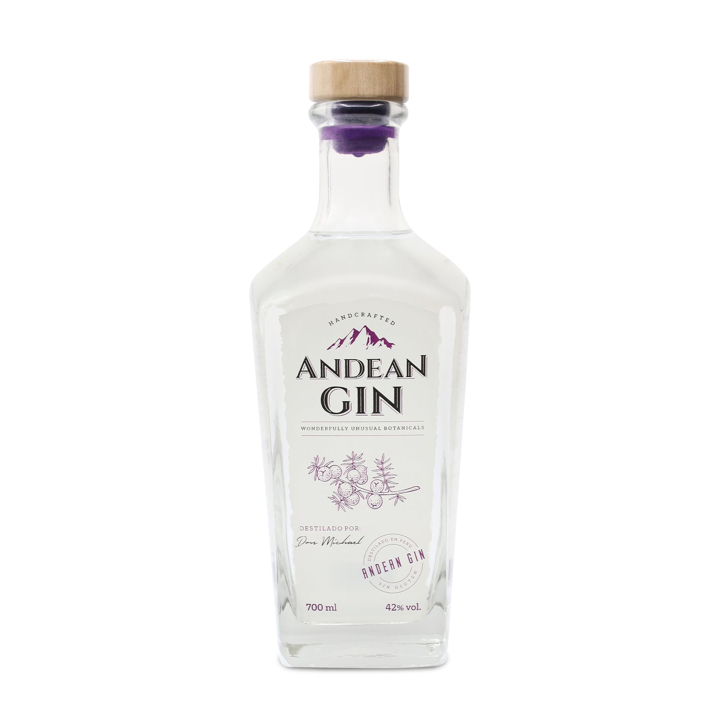 Andean Gin in der schönen Metall-Geschenkbox