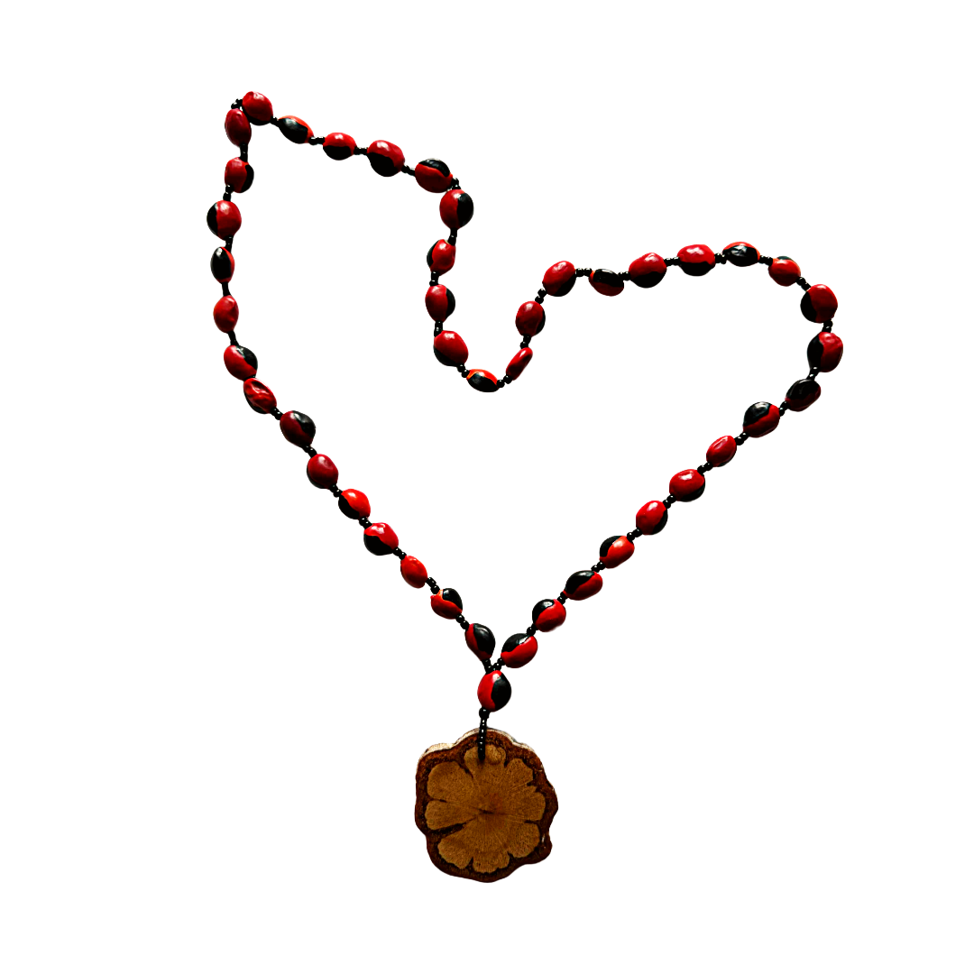 Ayahuasca-Kette mit großem Ayahuasca-Anhänger (43 cm)