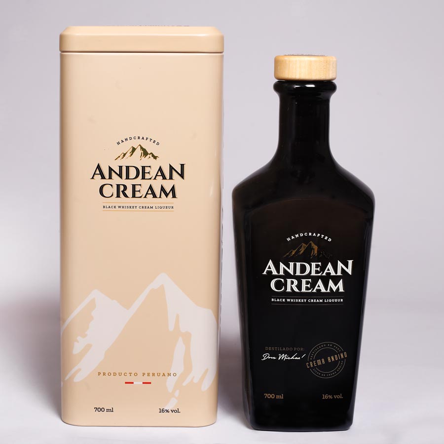 Andean Cream in der schönen Metall-Geschenkbox